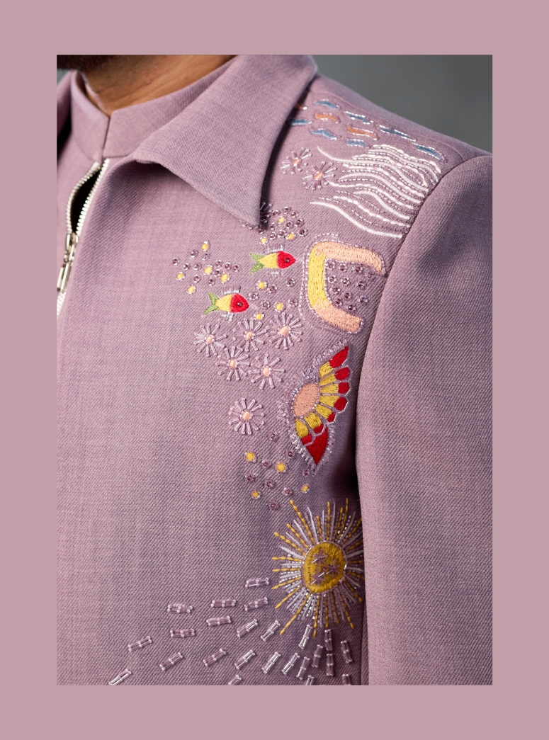 DUSTY PINK JODHPURI 